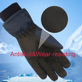 Waterproof Adult Kids Ski Gloves Thick Children Mittens