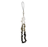 Natural Stone Mobile Phone Lanyard Handwoven Beads Mobile