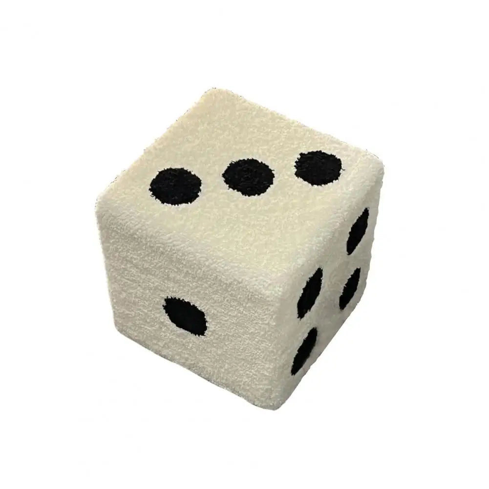 Cubic Imitation Lamb Wool Funny Shoes Stool Bedroom