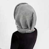 Women Knitted Scarf Hood Hat Neck Collar Cap