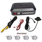 DC12V Video Parking 4 Sensors Car Reverse Backup