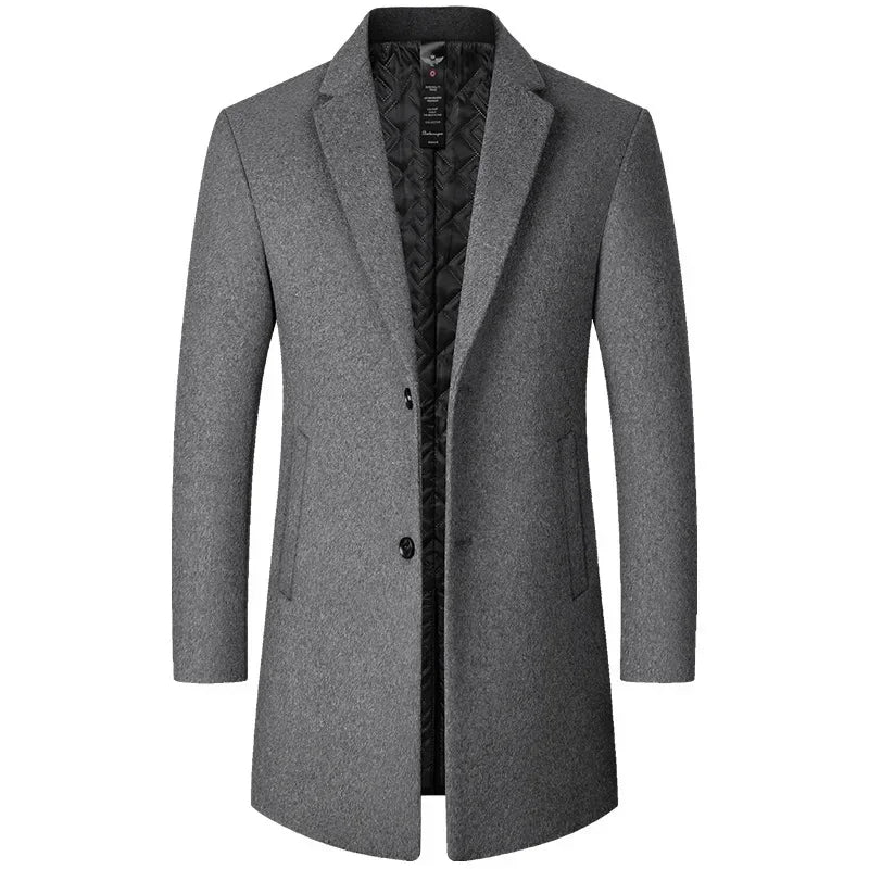 BROWON Brand Trench Coat Men Autumn and Winter