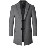 BROWON Brand Trench Coat Men Autumn and Winter