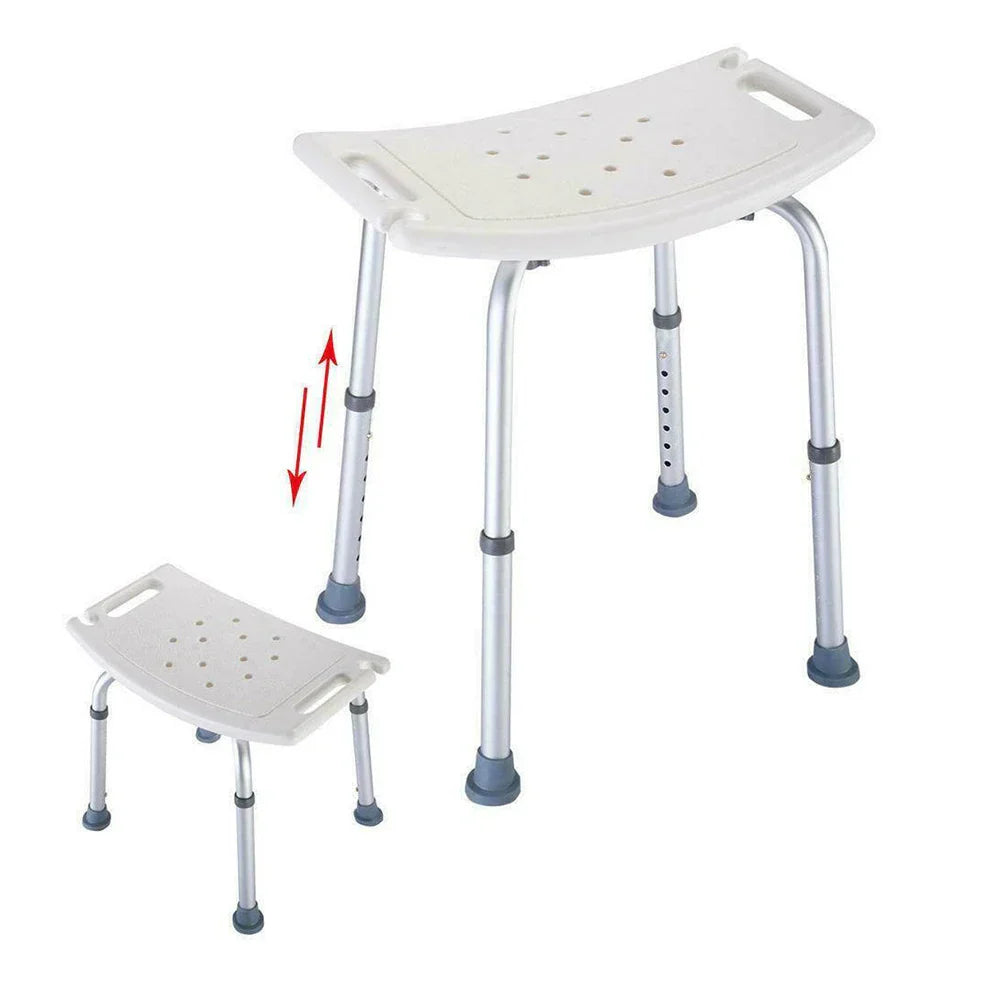 Non-slip Bath Chair 6 Gears Height Adjustable Elderly