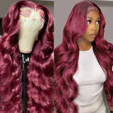 MELODIE 99J Burgundy 13X6 Body Wave Lace Frontal