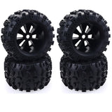 4pcs/pack 1/8 Scale 17mm Hex RC Truck Tires