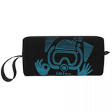 Born To Dive Padi Flag Cosmetic Bag Women