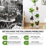 Plant Stand Stand For Flowers Iron 6/7/8Layers Plant