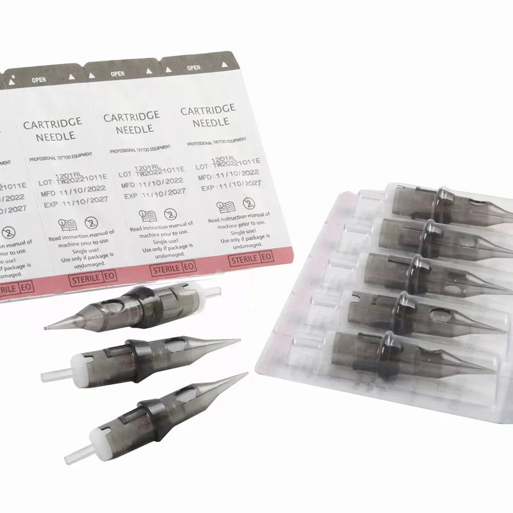 10pcs Disposable Tattoo Cartridge Needles 1RL 3RL 5RL