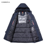 CORBONA 2023 New Men Winter Jacket Oversized Warm