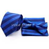 45 Color Paisley Geometry Striped 7.5cm Tie Set