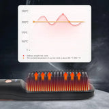 Electric Hair Brushes Multifunctional Cordless Hair Straightener Brush