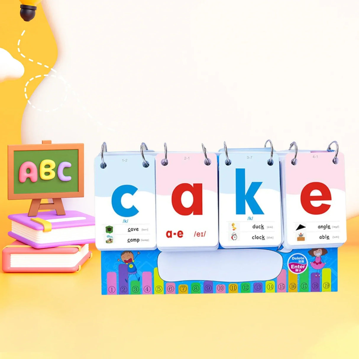 Montessori Phonetic Reading Letters Alphabet Sight Words Calendar