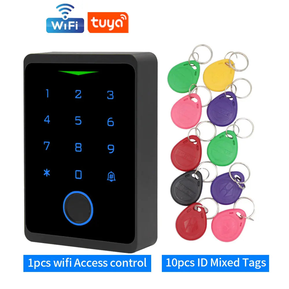 Tuya WIFI Fingerprint Access Control Kits Security Protection