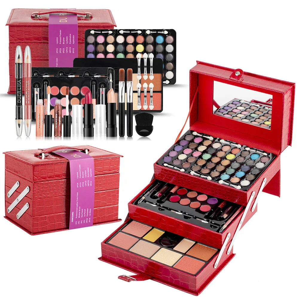 DUER LIKA Red Pattern Portable Professional 45 Color