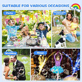 Automatic Bubble Machine Upgrade Bubble Blower with 2