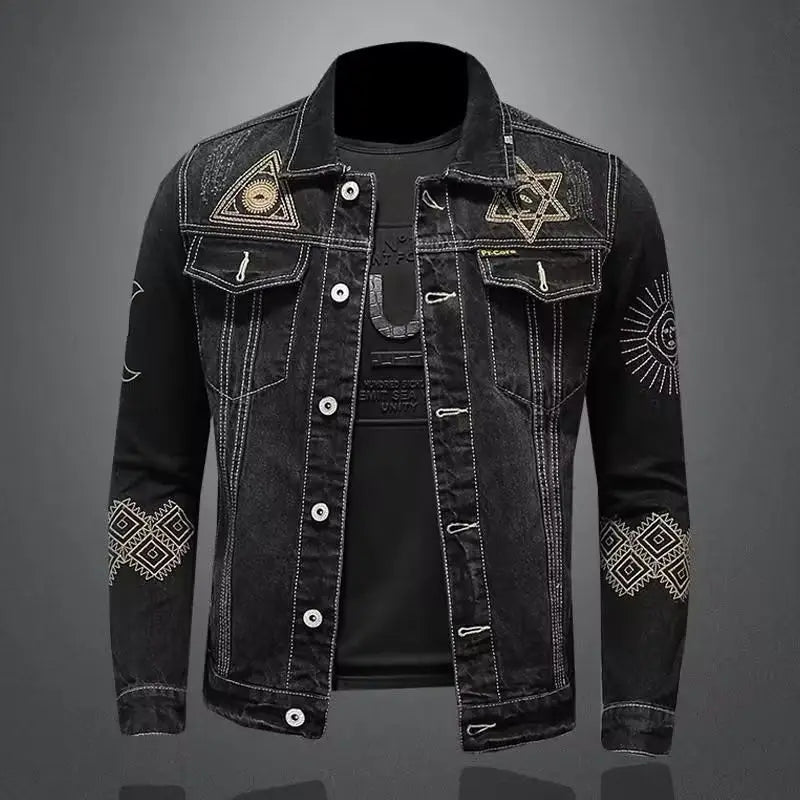 New Spring and Autumn Men's Denim Jacket Classic