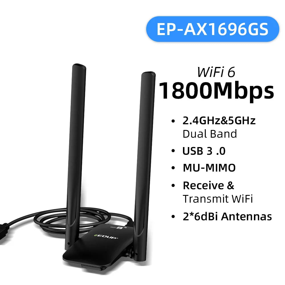 EDUP 1300Mbps Mini USB WiFi Adapter Dual Band