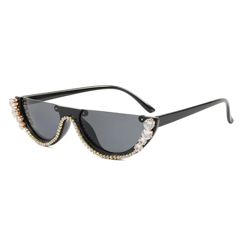 Trendy Diamond Cat Eye Sunglasses Women Luxury Brand