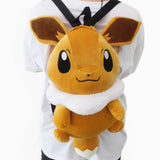 Cute Pokemon Eevee Backpack Kawaii Plush Bag Schoolbag