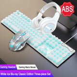 Three-piece Set Punk Gaming Keyboard and Mouse Earphone
