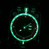 Portable Luminous Compass With Mirror Waterproof Multifunctional For