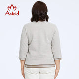 Astrid Womens Sweater Solid Trends Top Long Sleeve