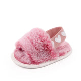 Fashion Faux Fur Baby Shoes For Newborn Spring