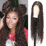 kalyss 32" Square Knotless Locs Briaded Wigs Full