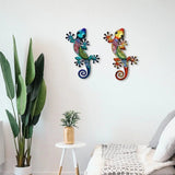 HONGLAND Metal Gecko Wall Art 2 Pack 15