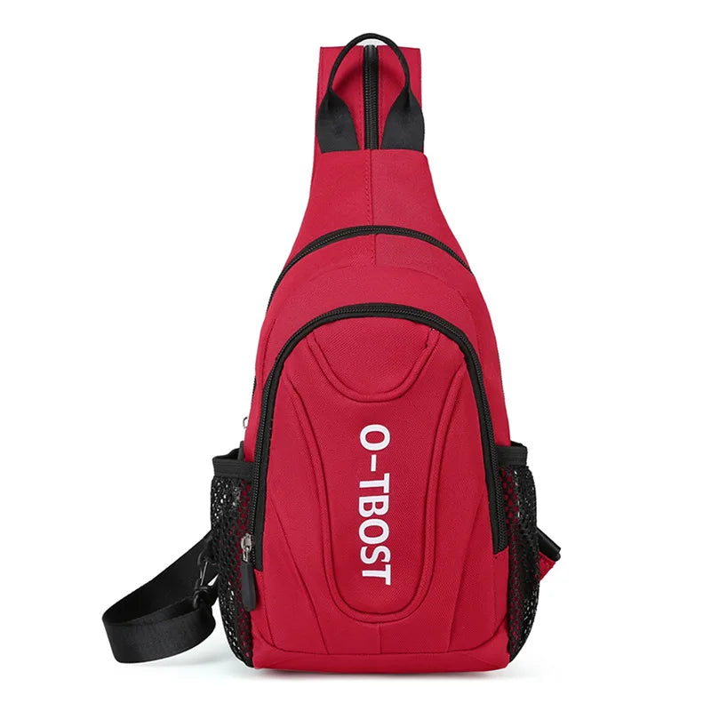 Men Women Polyester Shoulder Bags Outdoor Nylon Fanny