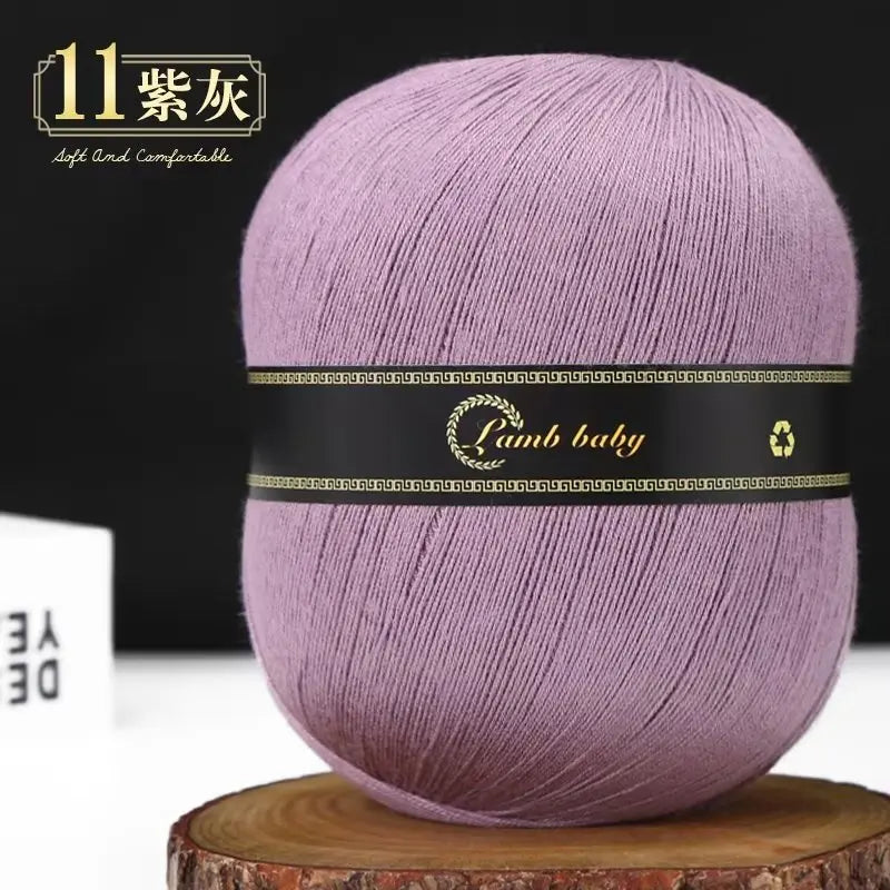 150g Solid Color Silk Cotton Yarn Soft Yarn