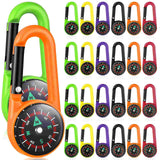 Portable Self Locking Clip-on Camping Compass Carabiners Compass
