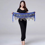 1Pc Belly Dance Waist Chain – 5-Layer Gold Coin Hip Scarf