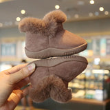 Plush Warm Kids Snow Boots Baby Girl Shoes
