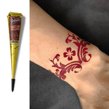 1PC Black/Red Henna Tattoo Paste Cream Cones 25g