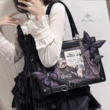 Y2K Labyrinth Butterfly Spider Web Letter Chain Handbags