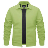 TACVASEN Lightweight Work Jackets Mens Classic Tunic Style