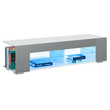 High Gloss Modern TV Stand Bookshelves With LED