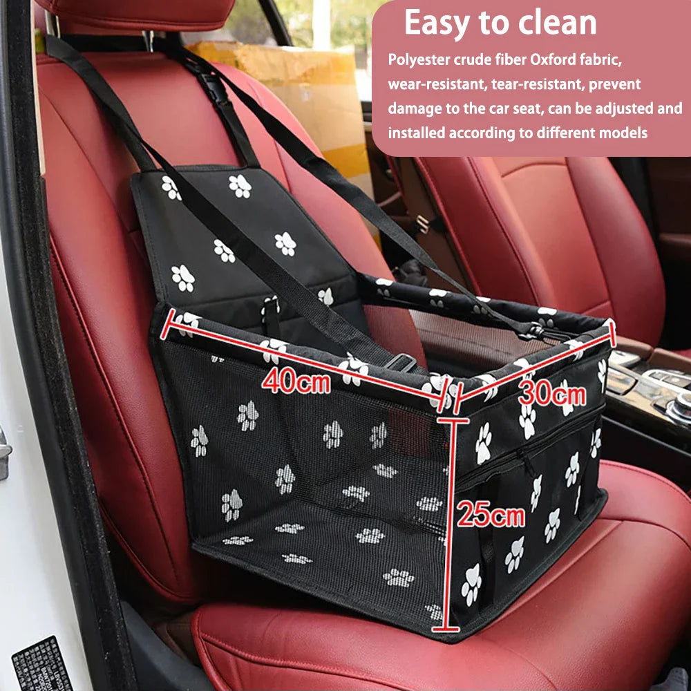 Pet Dog Car Carrier Seat Bag Waterproof Basket