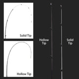 Mavllos Delicacy Solid Tip Bass Spinning Rod, Carbon