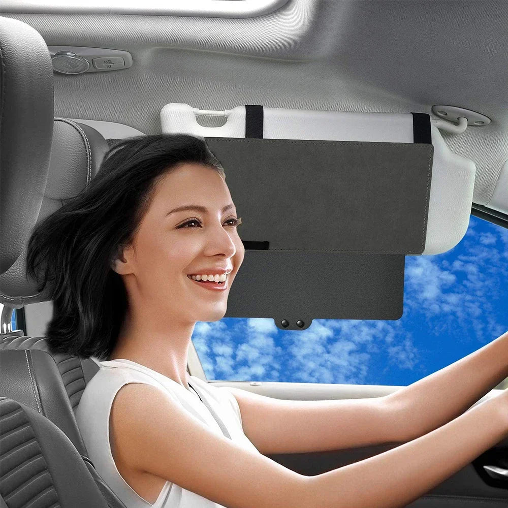 1PC Car Sun Visor Extender Anti-Glare UV Blocker