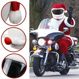 Christmas Motorcycle Helmet Full Face Motorcycle Helmet Cartoons Cover Christmas Santa Just A Helmet Cover