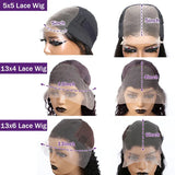 Wigirl 250% Straight 13x4 13x6 Lace Front Human