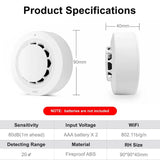 Tuya Smart WiFi Smoke Detector Wireless Independent Smoke