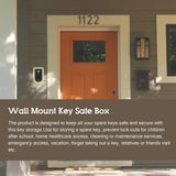 Key Safe Box Aluminium Alloy Wall Mounted Home