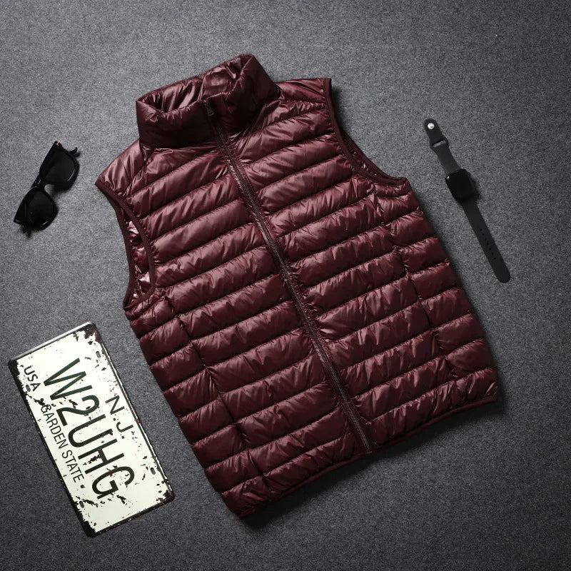 Men's Sleeveless Puffer Jacket 2023 New Autumn Spring