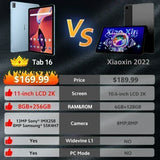 【World Premiere】Blackview Tab 16 Tablet Android 8GB+256GB 11''2k FHD+ Display 7680 mAh Battery Widevine L1 Unisoc T616 Tablet PC