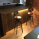 Industrial Swivel Bar Stools ,Wrought-iron Bar Chair,Household Lift