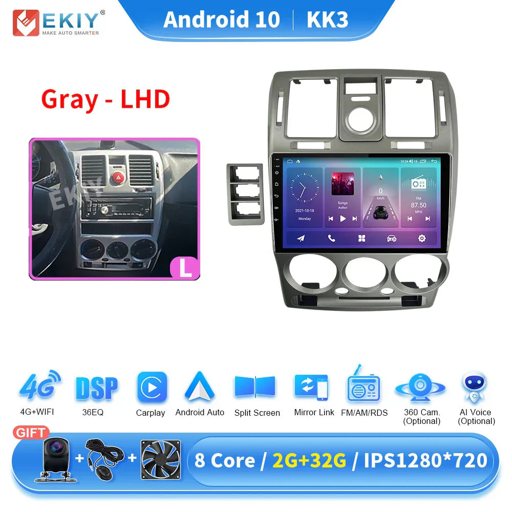 EKIY KK5 Android Radio For Hyundai Getz Multimedia